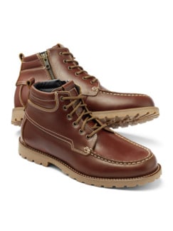Thermo Norweger Stiefel Cognac Detail 1