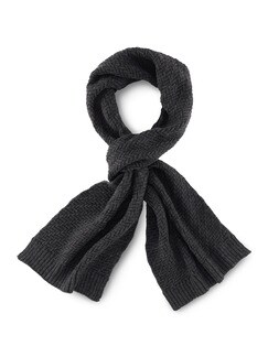 Strickschal-Wintermelange Strickschal-Wintermelange