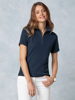 Zipp Polo Soft Rippe Zipp Polo Soft Rippe