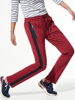 Doubleface-Homewearhose Rot/Marine Detail 1