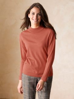 Merino Mix Stehbund-Pullover Merino Mix Stehbund-Pullover