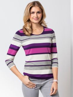 Viskose Streifenshirt Viskose Streifenshirt