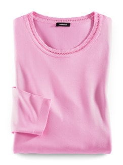 Shirt Hohlsaumstickerei Shirt Hohlsaumstickerei