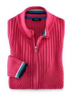 Strickjacke Diagonalstruktur Strickjacke Diagonalstruktur