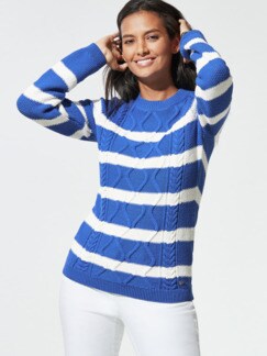 Reiskorn-Pullover Zopfmix Reiskorn-Pullover Zopfmix