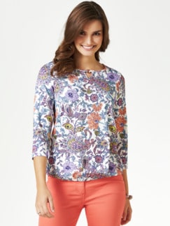 Blouson-Shirt Blumen-Paisley Blouson-Shirt Blumen-Paisley