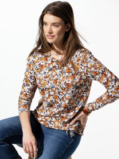 Langarm-Shirt Country Blümchen Langarm-Shirt Country Blümchen