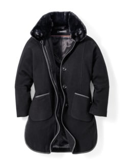 Schurwollcape Webpelz Schurwollcape Webpelz