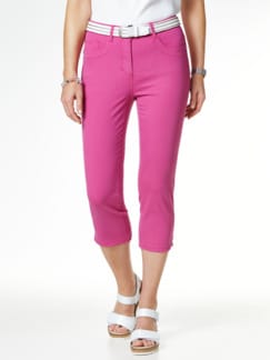 Baumwoll-Capri Supersoft Fuchsia Detail 1