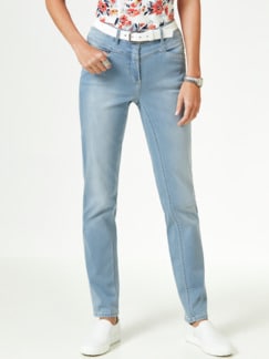 Powerstretch-Jeans Blue Bleached Detail 1