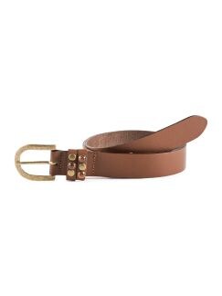 Ledergürtel mit Zierschlaufe Ledergürtel mit Zierschlaufe