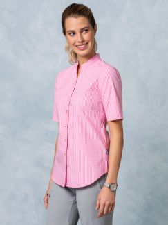 Klepper Bluse Stehkragen Minikaro Klepper Bluse Stehkragen Minikaro