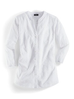 Lochstrickerei Bluse Lochstrickerei Bluse