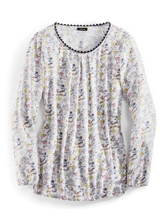 Blousonbluse Sommerblüte Blousonbluse Sommerblüte