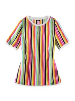 Shirtbluse-Multicolor-Streifen