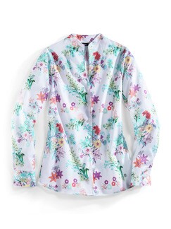Extraglatt-Bluse Kelchkragen Extraglatt-Bluse Kelchkragen