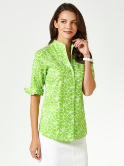 Extraglatt-Bluse Kelchkragen Extraglatt-Bluse Kelchkragen