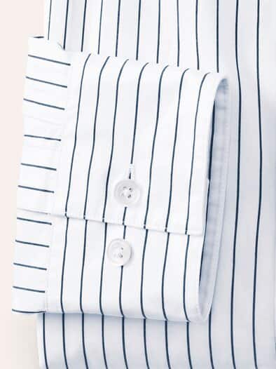 Oversize-Hemd Gestreift