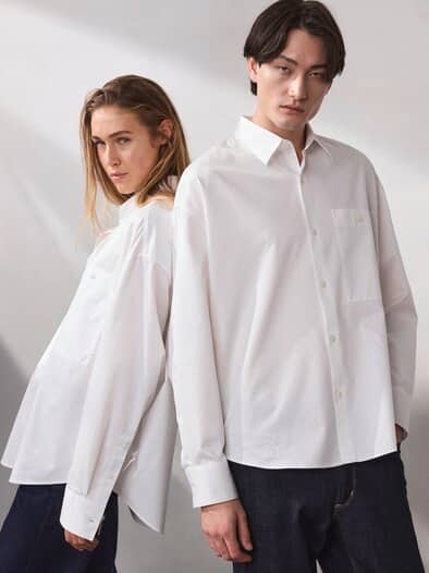 Oversized Hemd Weiß