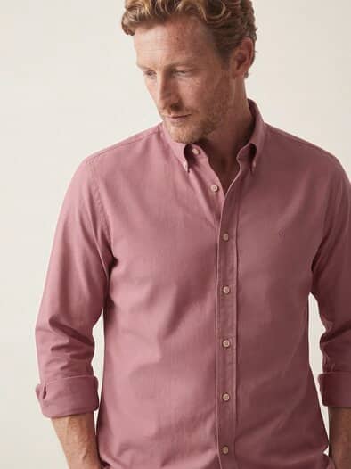Hemd aus Royal-Oxford Uni Rosenholz