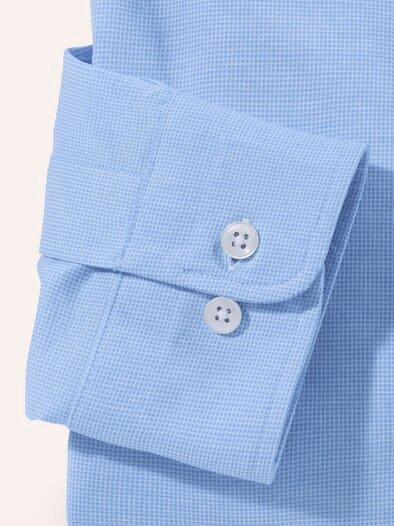 Performance-Hemd Struktur Blau