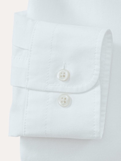 Premium Oxford-Hemd Uni Weiß