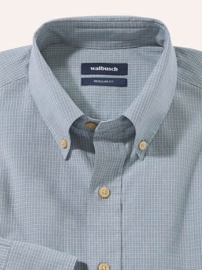 Hemd mit Kent-Kragen Button Down Flaschengrün