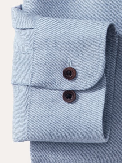Flanell-Hemd Gesucht-Gefunden Uni Blau