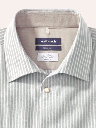 Luxus-Flanell Hemd Streifen