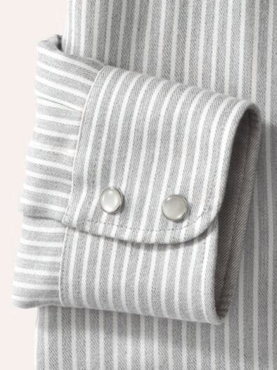 Luxus-Flanell Hemd Streifen