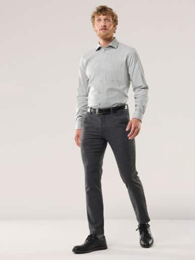 Luxus-Flanell Hemd Streifen