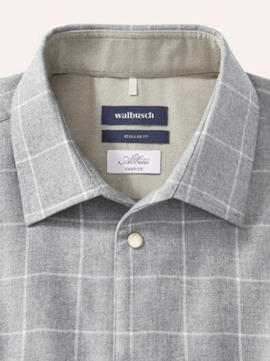 Luxus-Flanell Hemd Fensterkaro