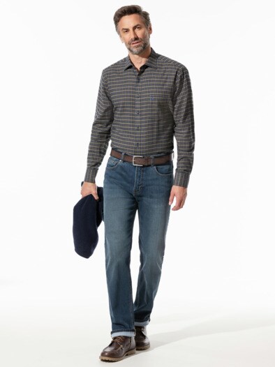 Soft-Flanell-Hemd Minikaro Schilf