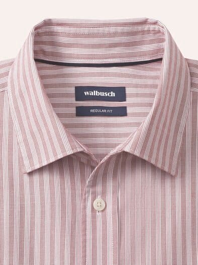 Royal-Oxford Hemd Streifen Rot