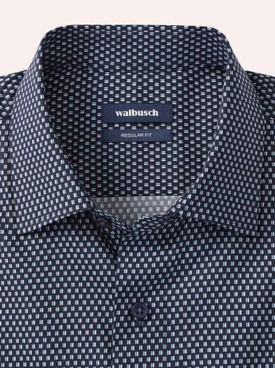 Extraglatt-Hemd Kent-Kragen Minimal Druck