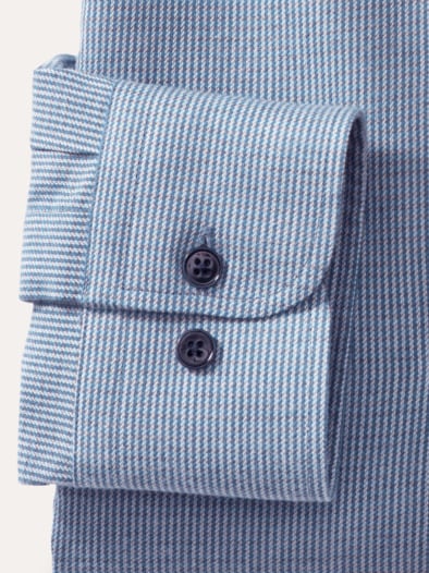 Premium-Flanell Hemd Uni Bleu