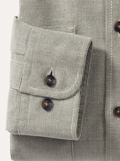 Soft-Cord Overshirt Natur