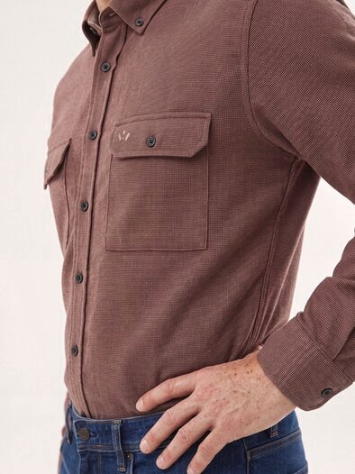Soft-Cord Overshirt Rost