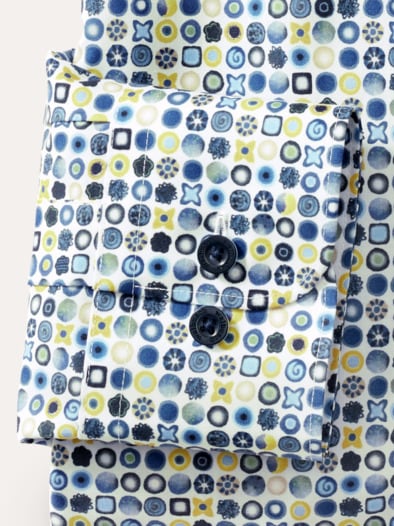 Extraglatt-Hemd Druck Multi