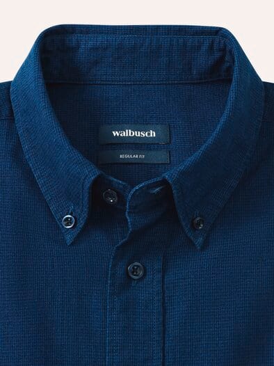 Chambray-Hemd Minikaro Marine