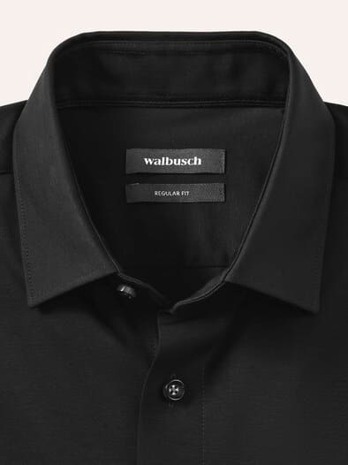 Performance-Hemd Schwarz