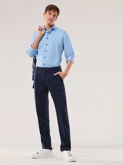 Performance-Hemd Hellblau