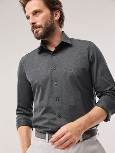 Performance-Hemd Anthrazit