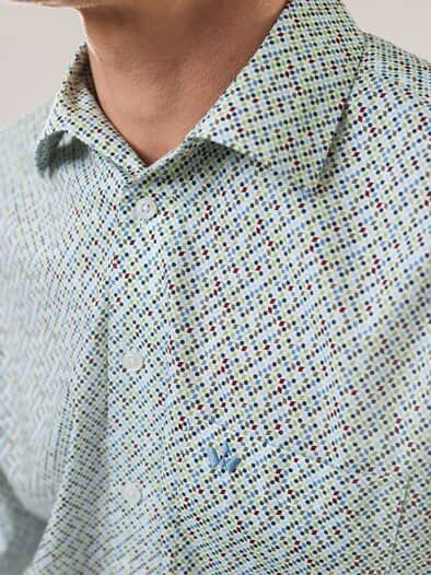 Extraglatt-Hemd Minimal Druck