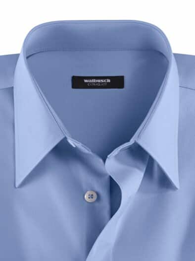 Extraglatt-Hemd Kent-Kragen Azur