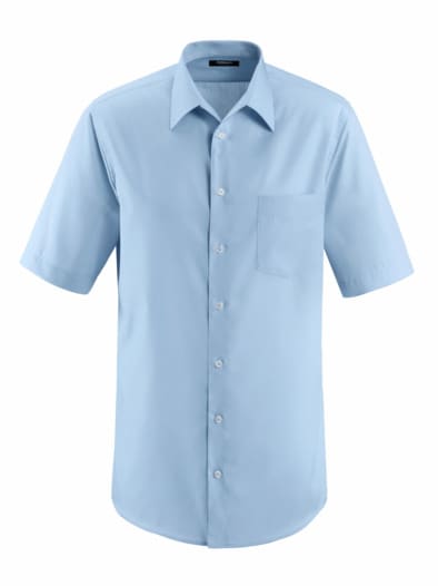 Extraglatt-Hemd Walbusch-Kragen Hellblau