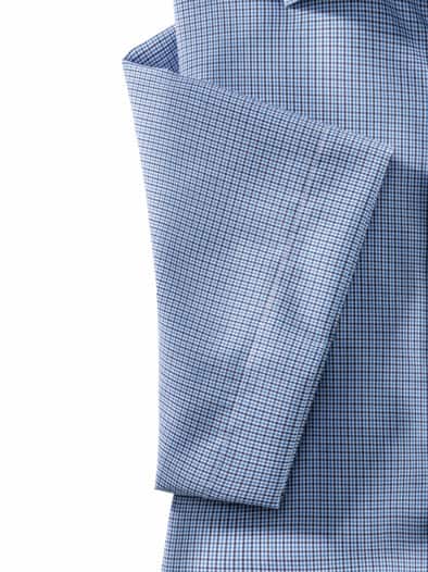 Extraglatt-Hemd Zip & Go Minikaro Blau