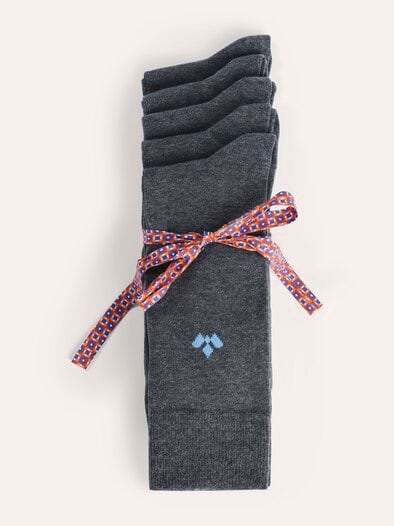 Baumwoll-Socke Everyday Grau Melange