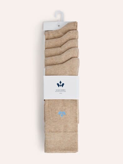 Baumwoll-Socke Everyday Beige