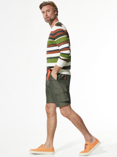 Cargo Strand-Shorts Olive